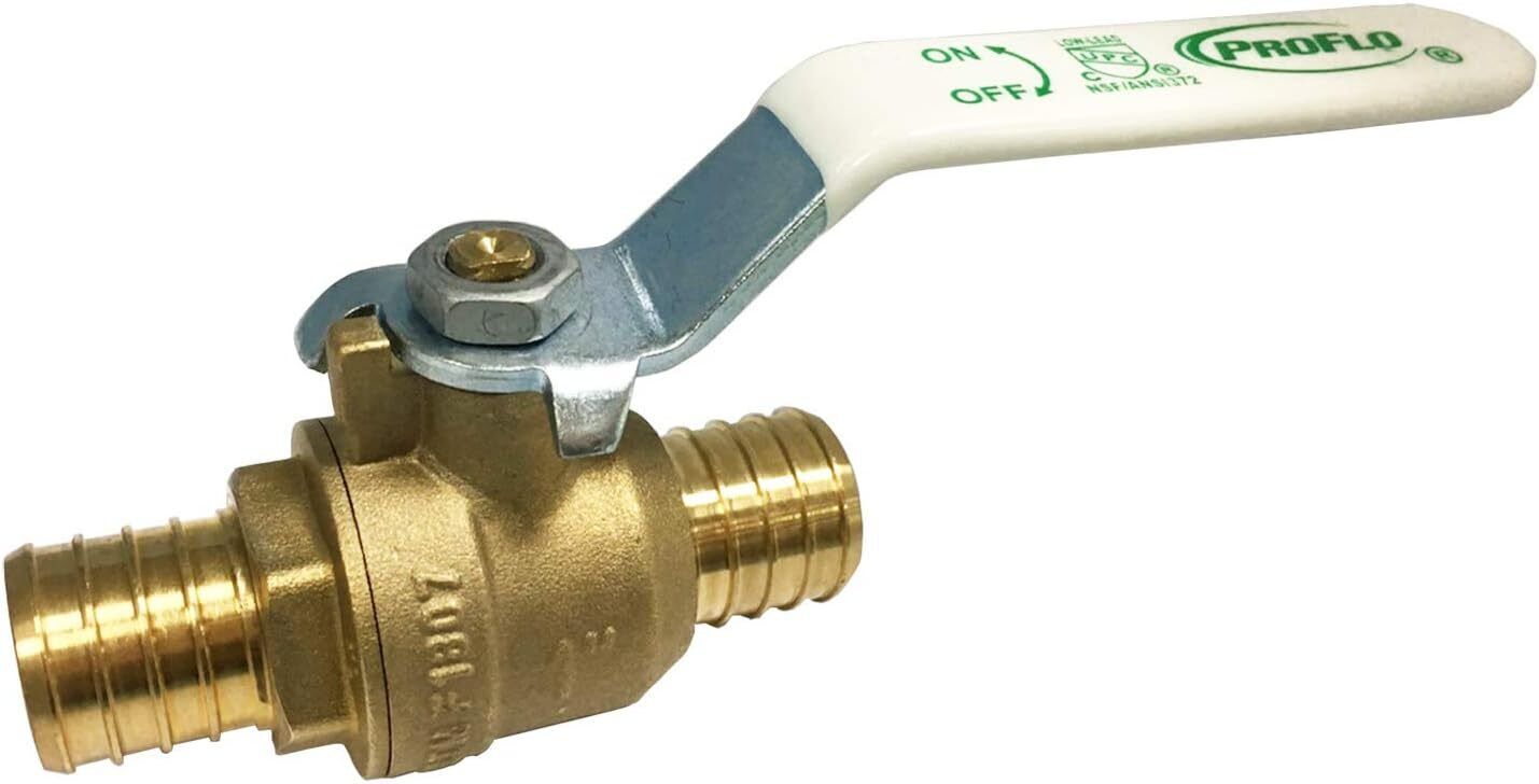 ProFlo PFX462F 3/4" PEX Ball Valve, PK 8