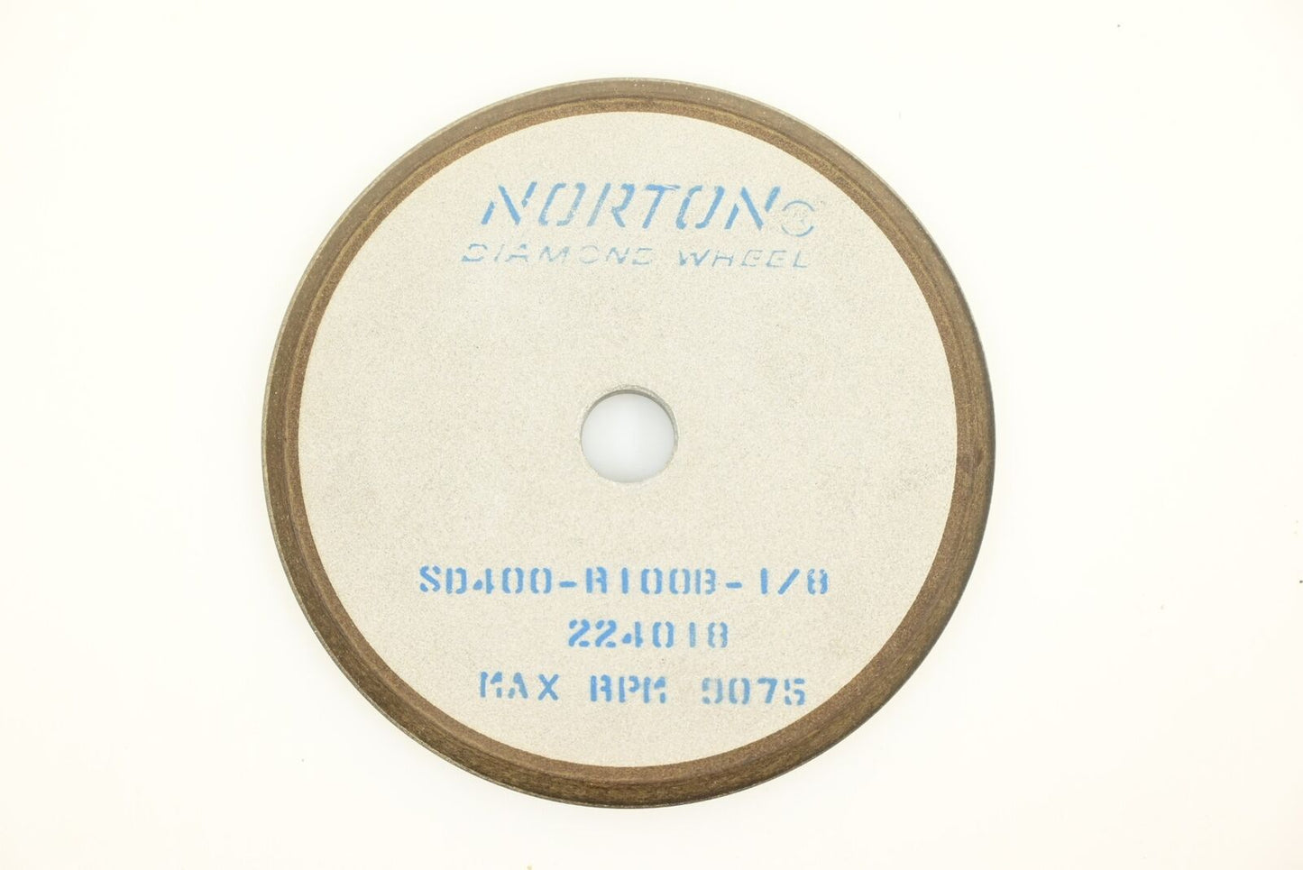 Norton SD400-R100B-1/8 Diamond Wheel