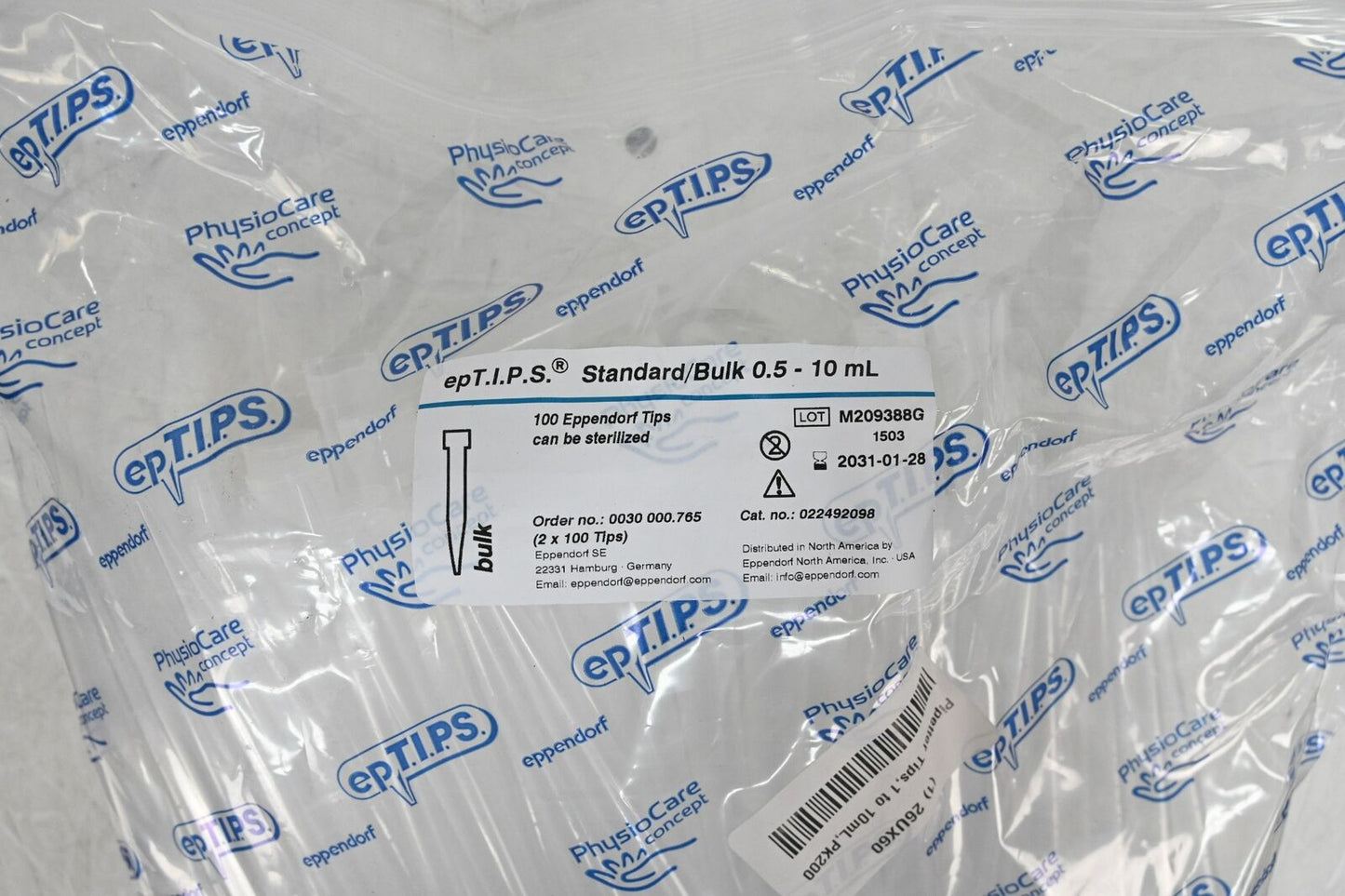 Eppendorf 022492098 Pipetter Tips, PK 200