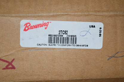 Browning Sheave, 2TC82 Bushing Bore V-Belt Pulley, PD= C 8.2, Q1, 2 Groove