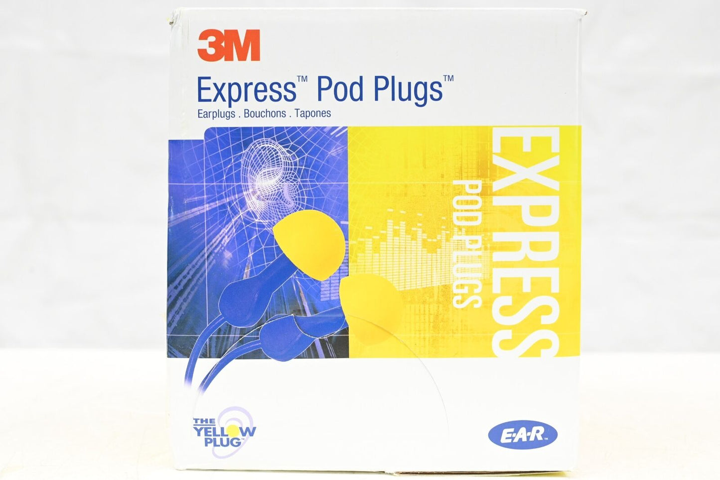 3M 247-311-1114 Express Pod Plugs Earplugs, 100 Pairs