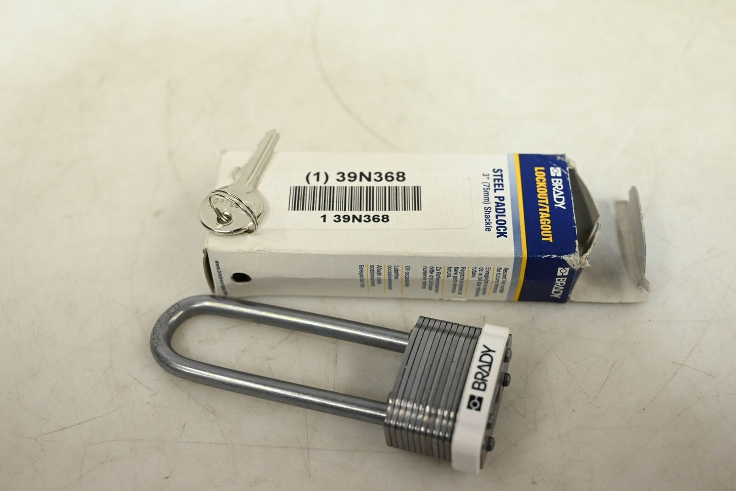 BRADY 123256 Keyed Padlock, PK 3