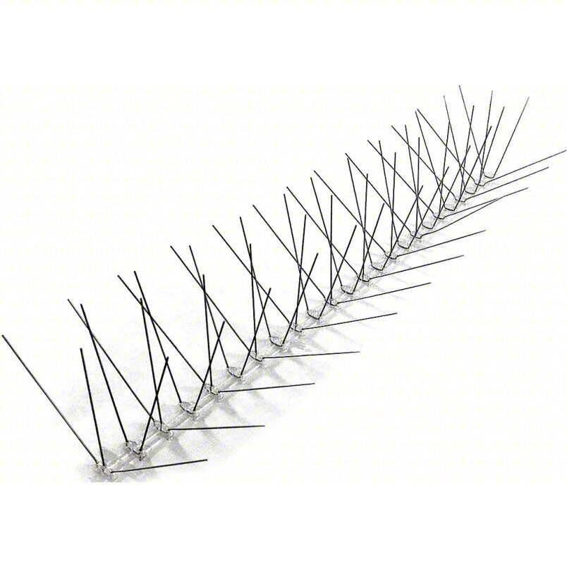 Bird-X STS-24 Bird Repellent Spikes, 24 ft Length, PK 12