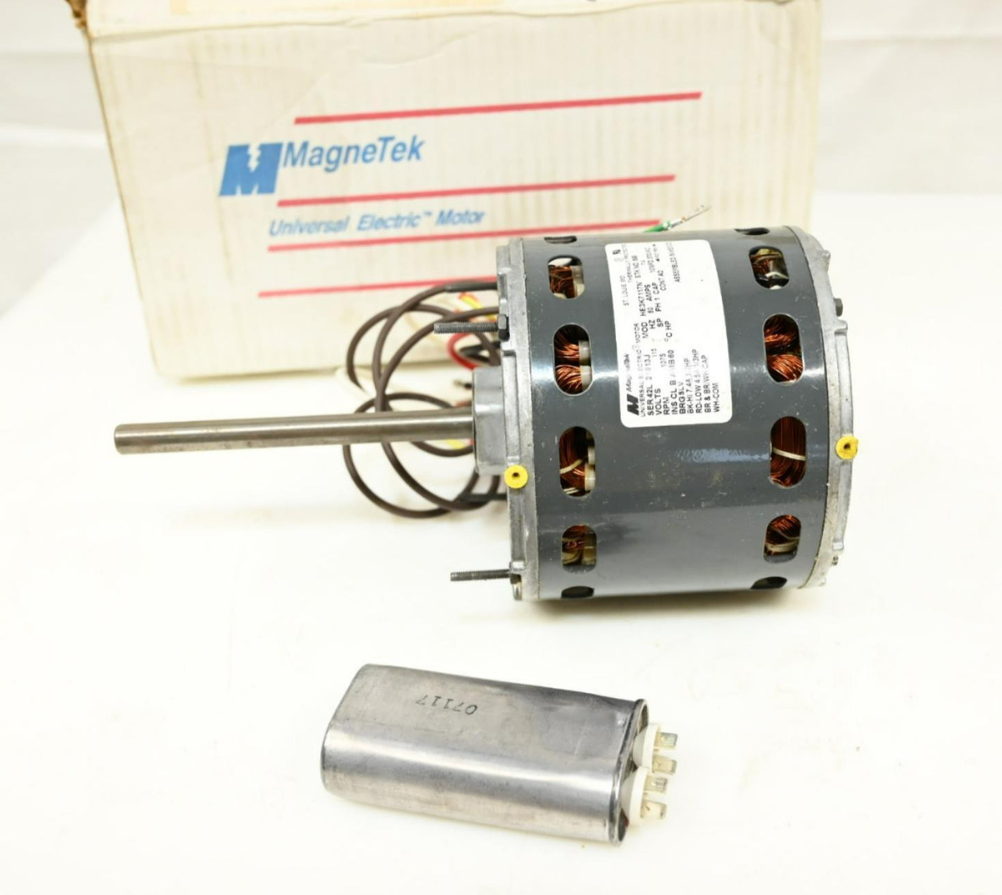 MagneTek HE3K7117N' Permanent Split Capacitor 1/2-1/3 HP