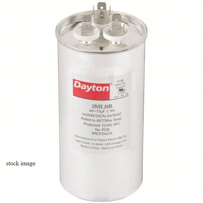 Dayton 2MEJ8 Motor Dual Run Capacitor