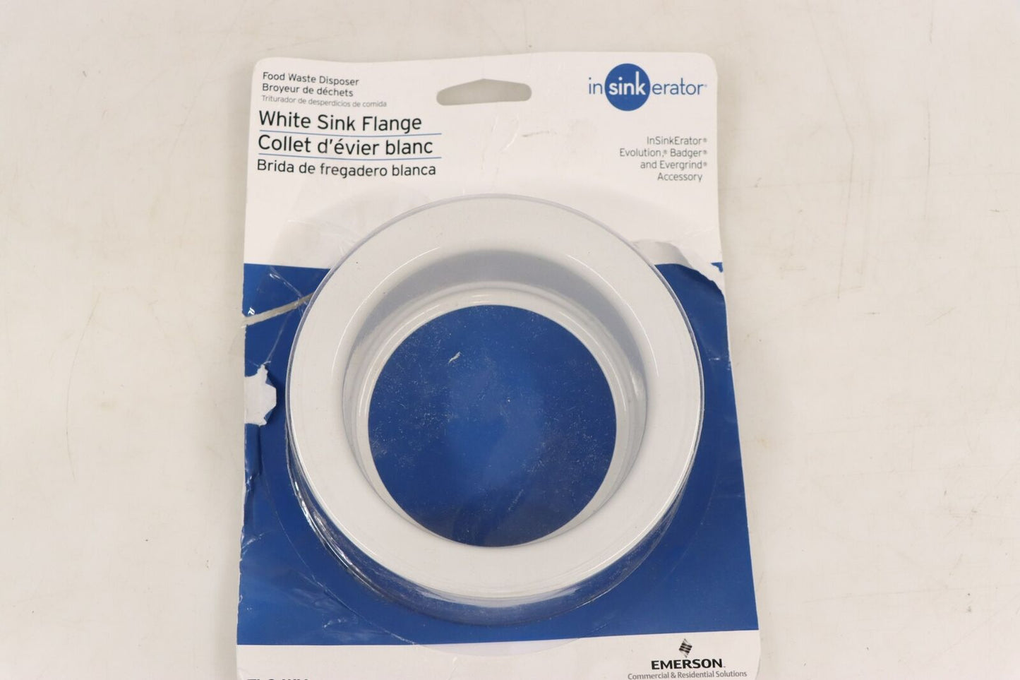 InSinkErator 70908D (FLG-WH) Sink Flange, White