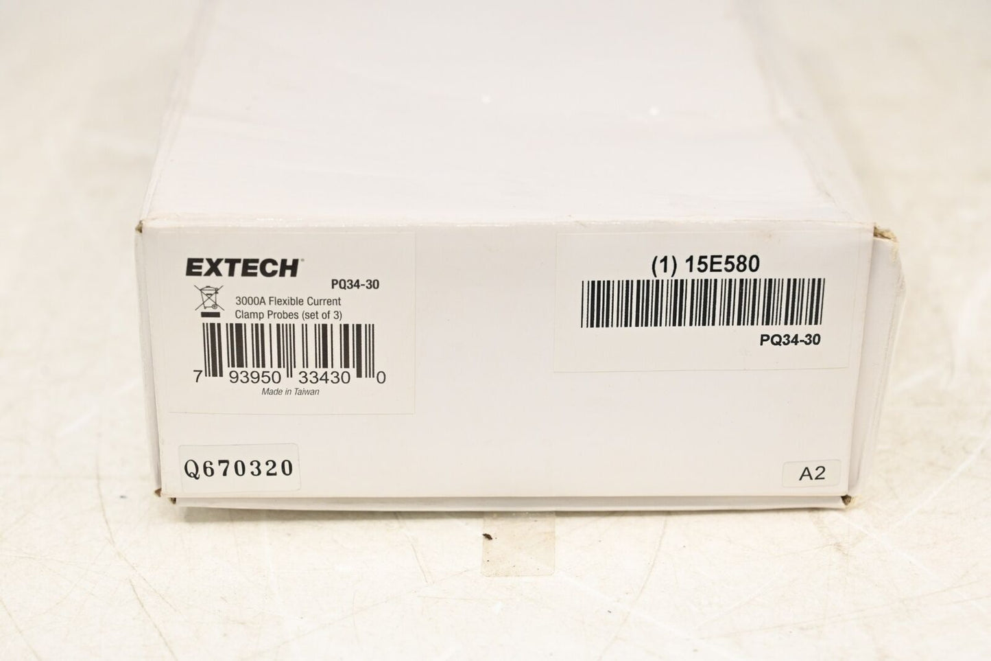 Extech PQ34-30 Current Flexible Clamp Probes, 3000A