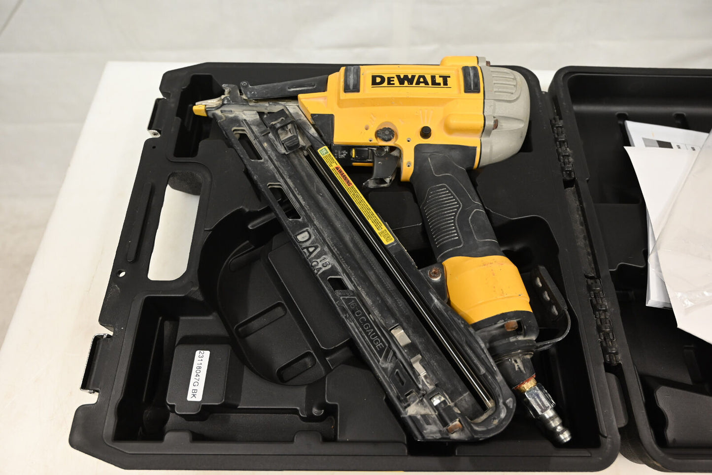 DEWALT Pneumatic 15-Gauge DA Nailer ( Parts Only)-DWFP72155