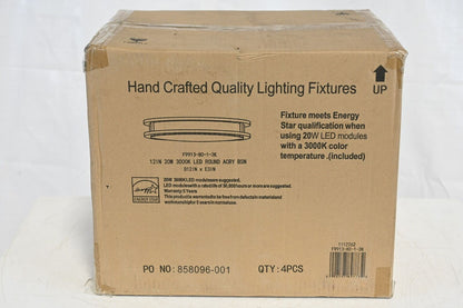 Sunset Lighting F9913-80-1-3K, Hand Crafted Quality Lighting Fixtures, PK 4