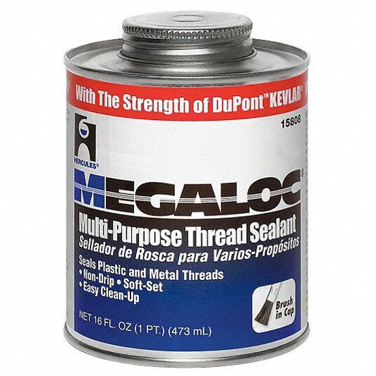 HERCULES 15808 Megaloc, Multi-Purpose Thread Sealant, 16 oz