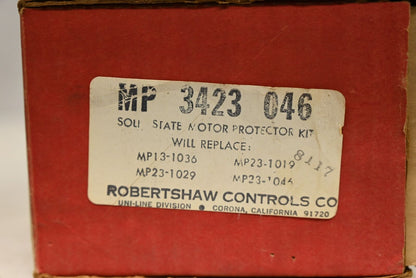 ROBERTSHAW MP3423-046 Solid State Motor Protector Kit