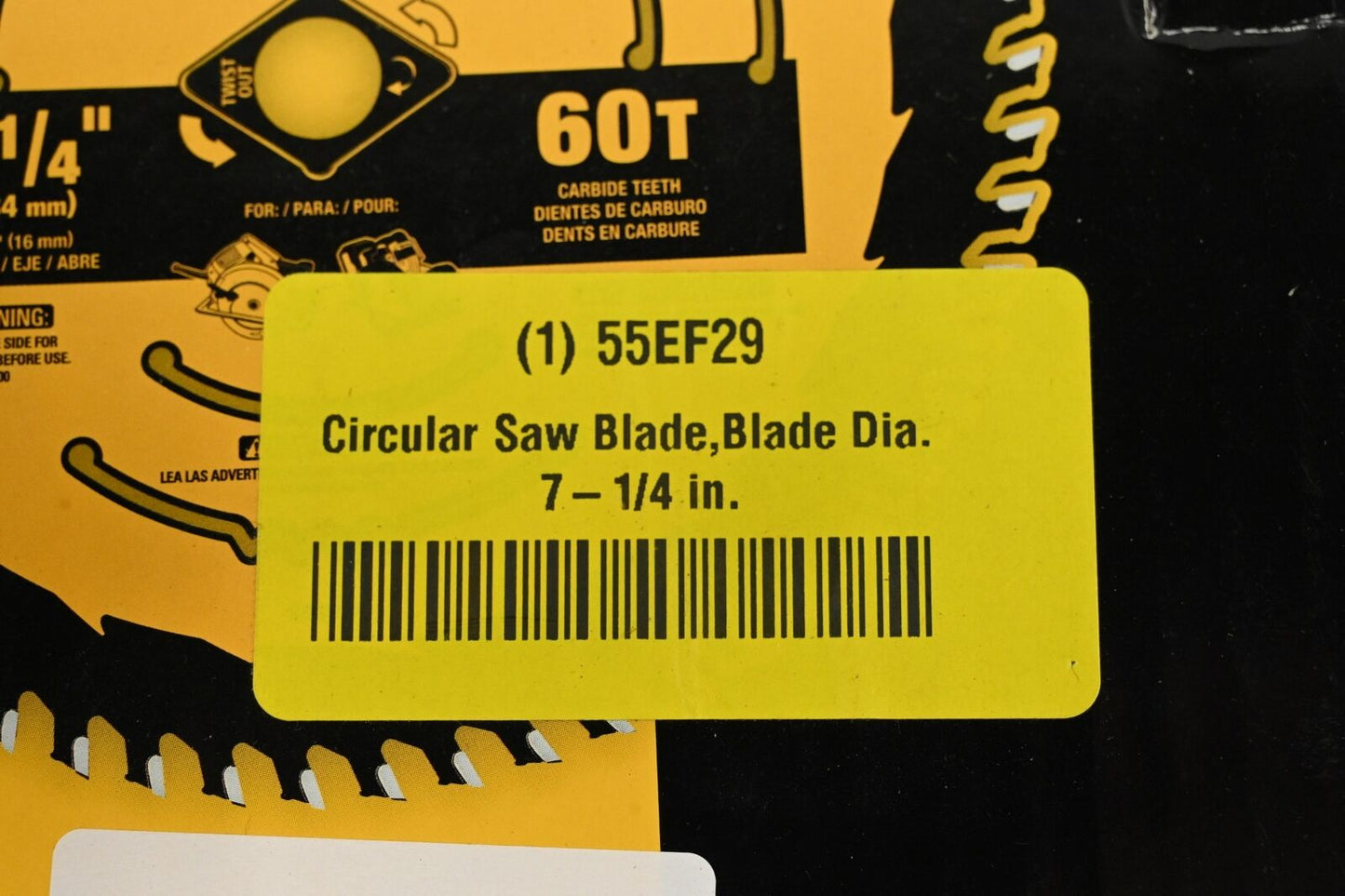 Dewalt DWA171460B10 Circular Saw Blade, 5/8" Arbor Size, PK 9