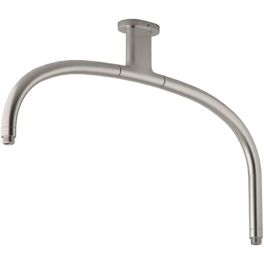 Kohler K-26305-BN Statement Iconic Dual Shower Arm, Vibrant Brushed Nickel