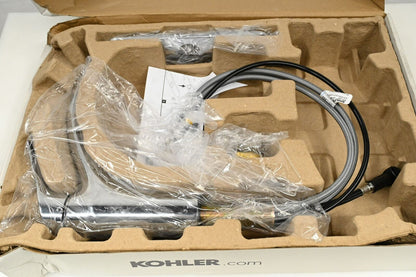 Kohler K-30470-CP Rival Single Handle Kitchen Sink Faucet, Polished Chrome