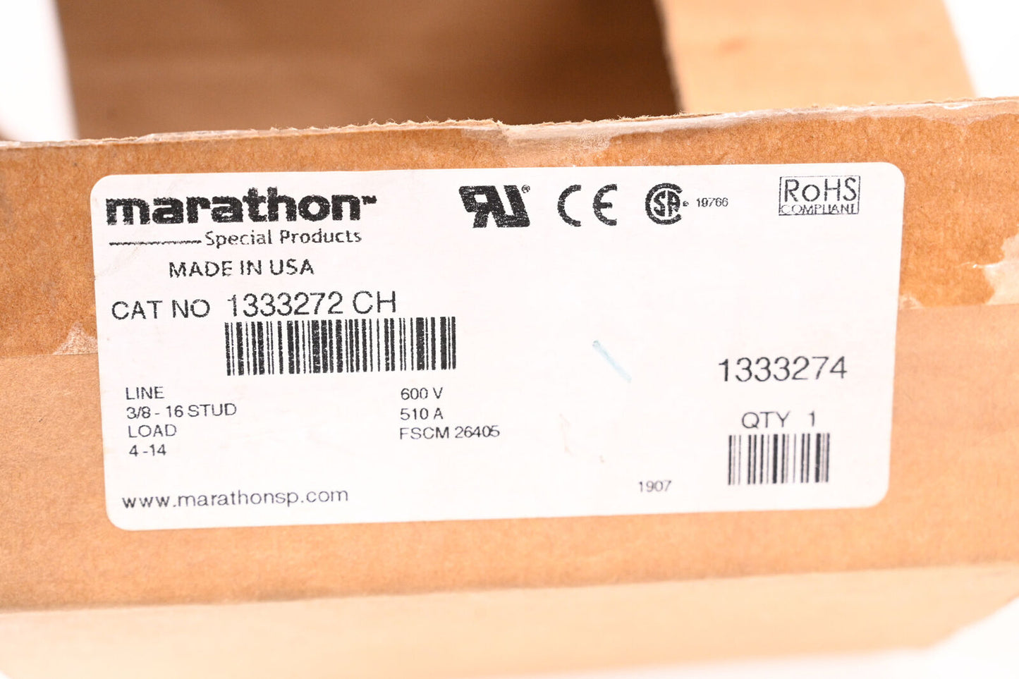 Marathon 1333272CH POWER STUD TO DISTRIBUTION BLOCK