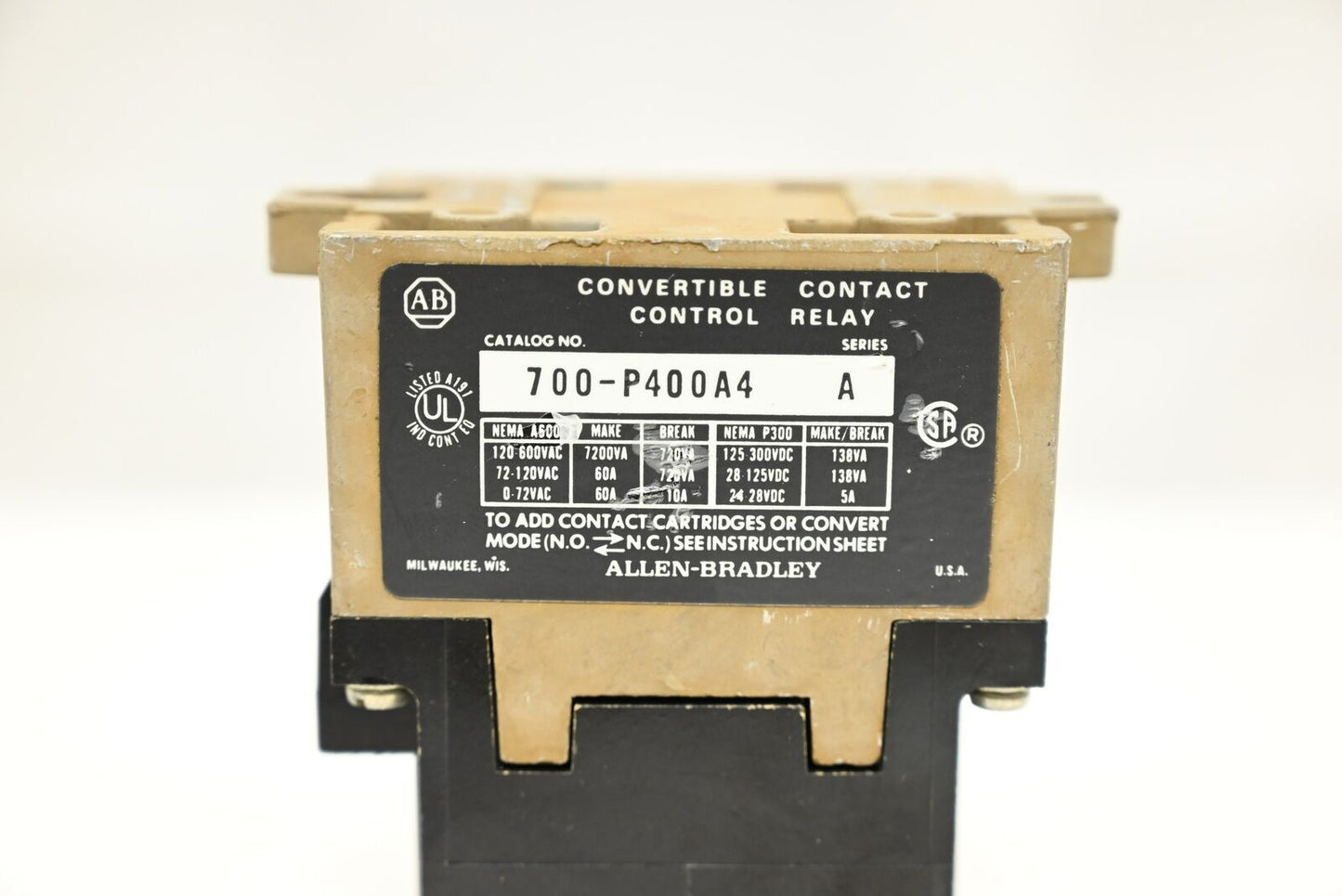 Allen-Bradley 700-P200A4 Contactor