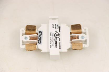 Juno R23 WH Trac-Lites White Miniature Straight Connector