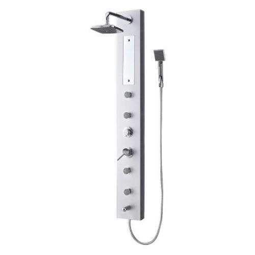 Fresca FSP8004SL Salerna PVC Shower Massage Panel, Silver