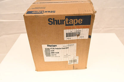 Shurtape HP 200 Production Grade Hot Melt BOPP Film Packaging Tape, PK 6