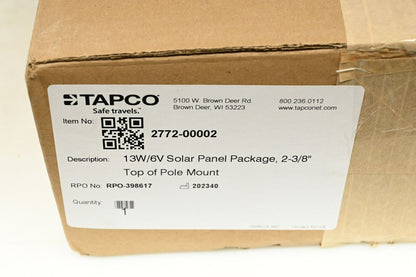 Tapco 2180-00207 Stop Sign, Aluminum