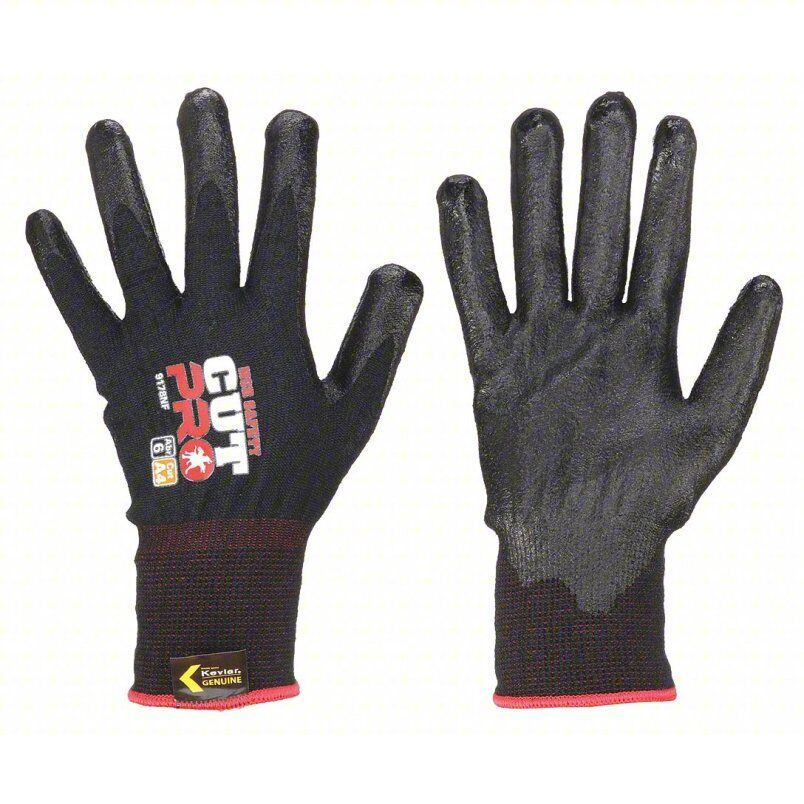 MCR Safety 9178NFXS Cut Resistant Coated Gloves, 3 Pairs