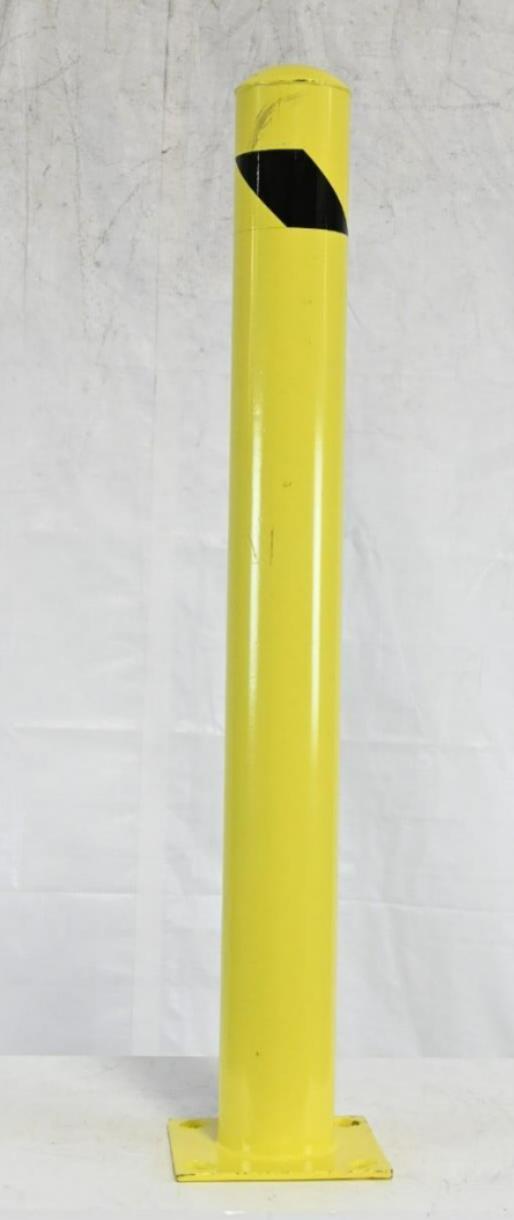 Bollard 1GUD6, 4 1/2" Outside Dia., 42 in Finished Ht, 42 in Overall Ht, Yellow