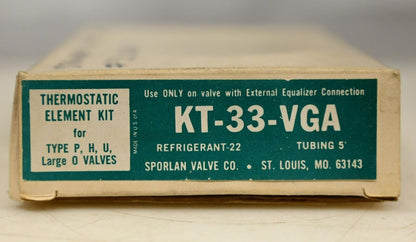 Sporlan KT-33-VGA 5' Thermostatic Element Kit