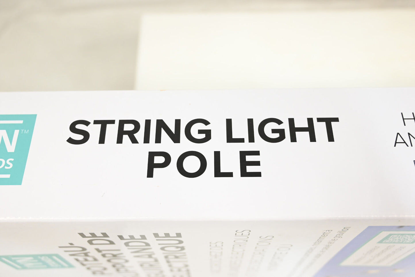 IYN Pole Stand with Mounting Brackets (with Mounting Brackets and String Lights,