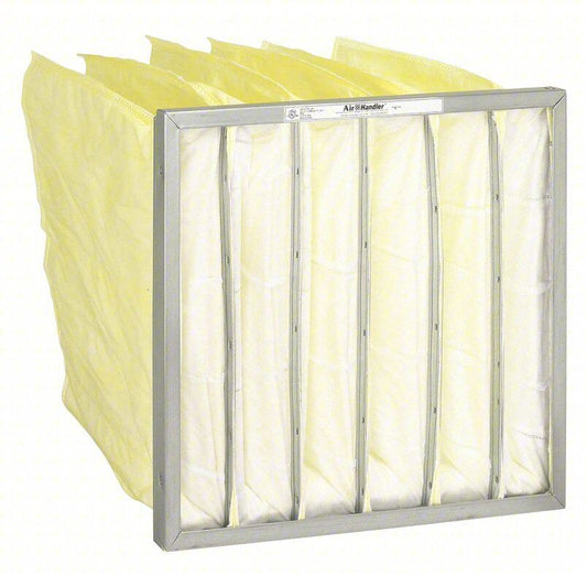 Air Handler 2JUX7 Pocket Air Filter, 24" Ht x 24" Wd x 15" Dp, PK 4