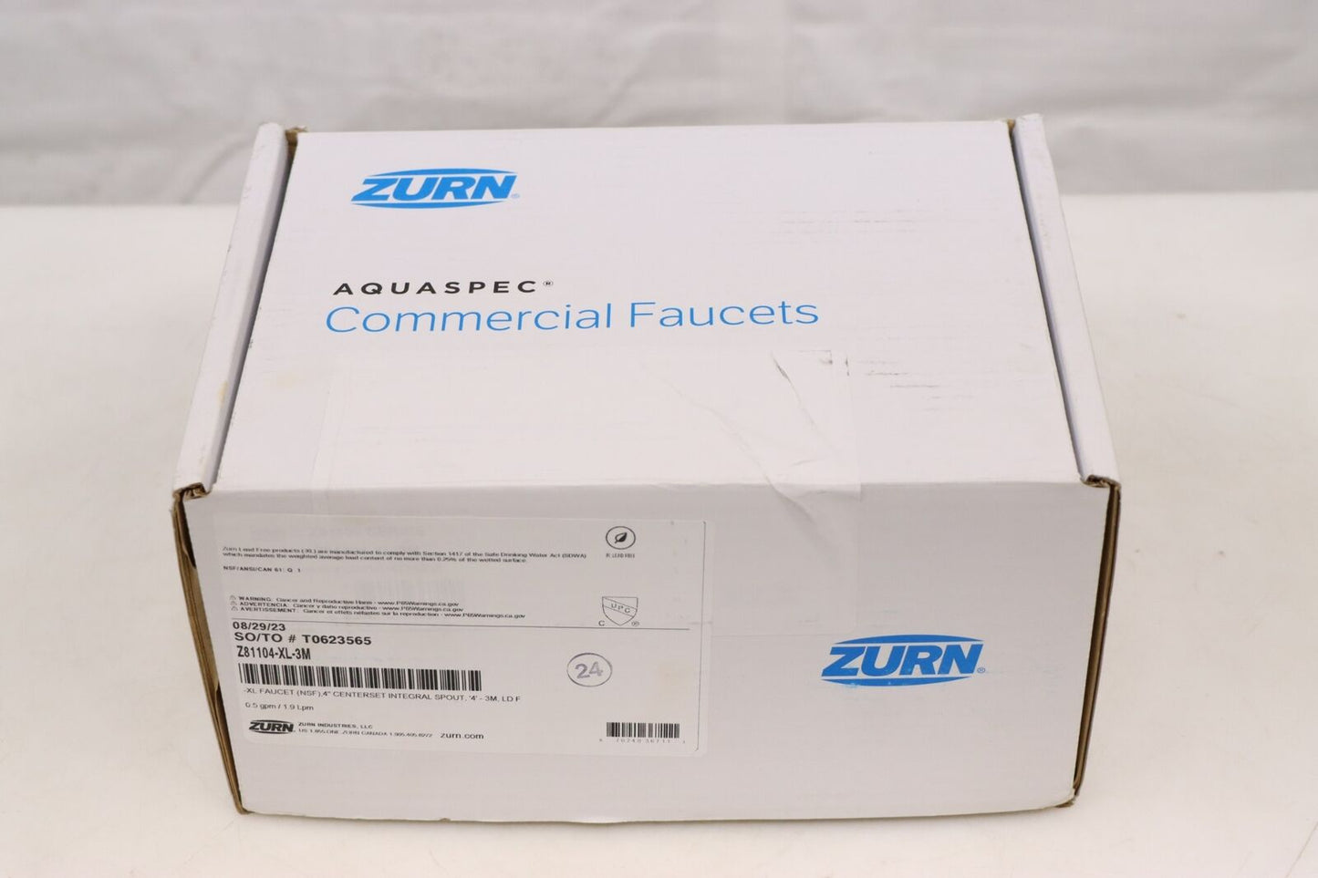 Zurn Z81104-XL-3M AquaSpec 0.5 GPM Centerset Bathroom Faucet