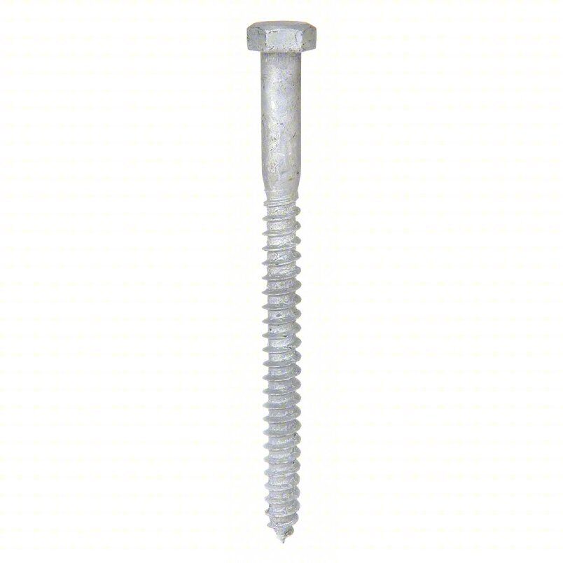 Fabory U08450.075.0600 Hex Head Lag Screw, Steel, PK 20