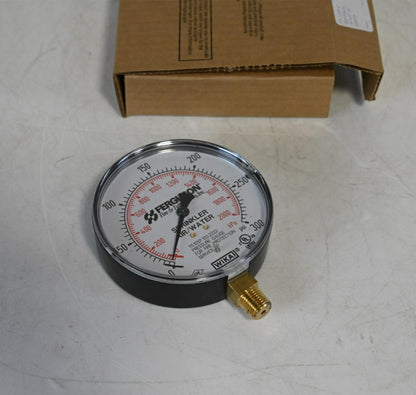 Wika 4280818, 300 psi Brass and Plastic Pressure Gauge