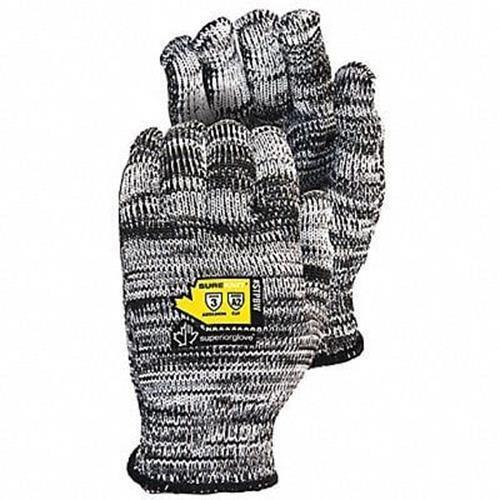 Superior Glove STPBW/M Knit Gloves, M (8), Cotton, PK 12