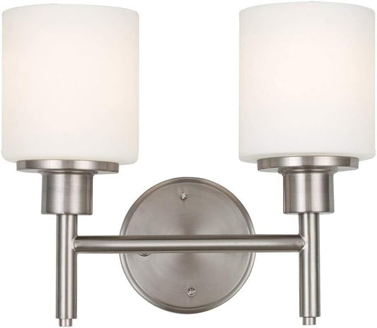 Design House 556191 Aubrey Transitional Indoor Light Dimmable Frosted Glass