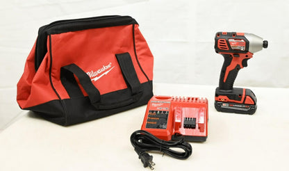 Milwaukee 2656-20 M18 Cordless 1/4" Hex Impact Driver Tool Kit