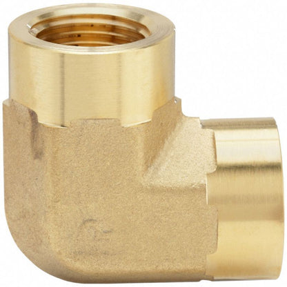 Parker 3/4 DD-B, 90° Elbow, 3/4 in x 3/4 in Fitting Pipe Size, Brass, PK 4