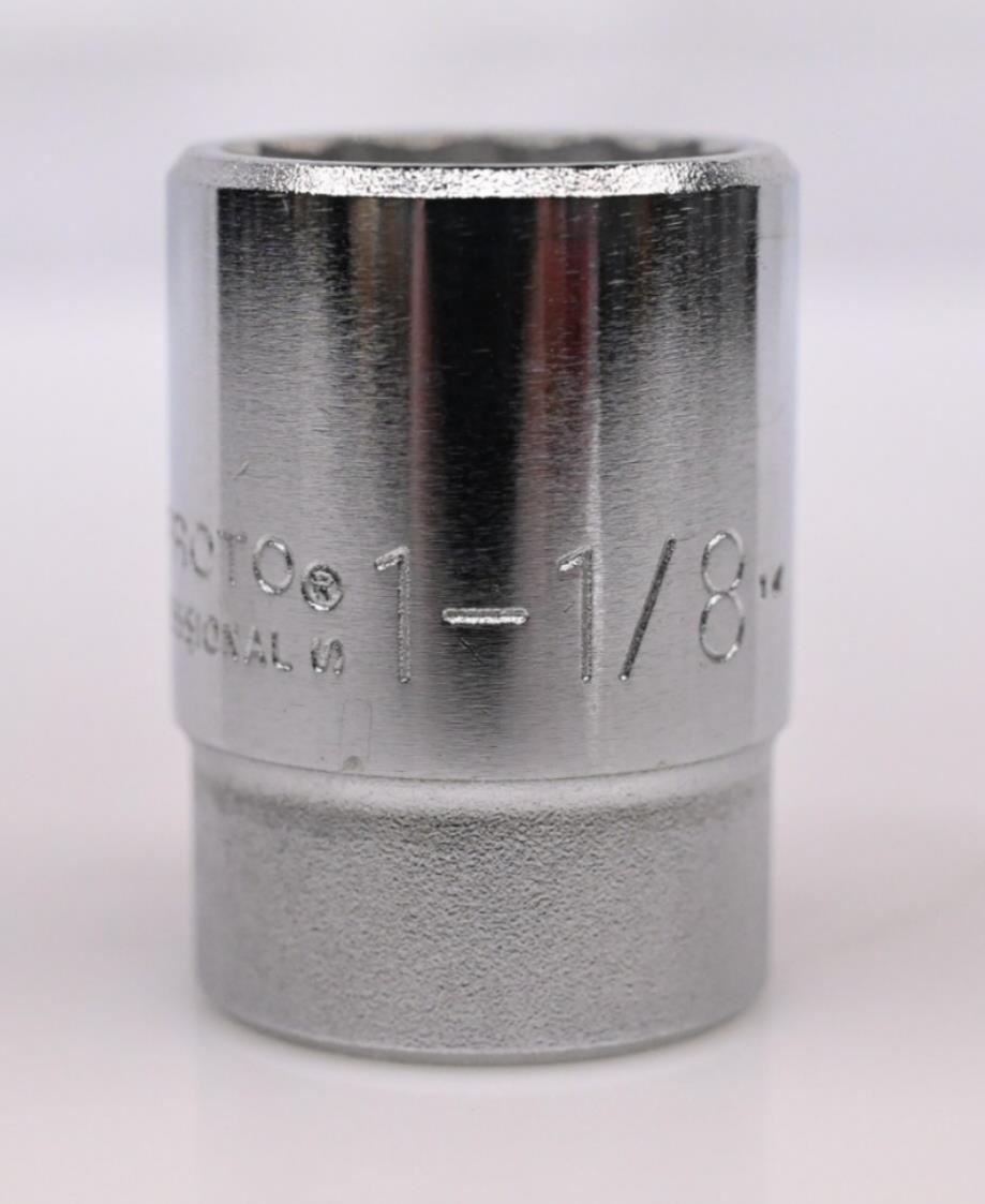 PROTO J5536N (5536) Socket, 3/4 in Drive Size, 1-1/8 in Socket Size, Alloy Steel