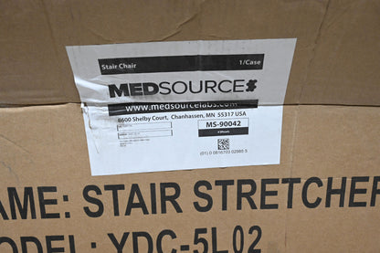 MEDSOURCE Stair Chair: Stair Chair, 350 lb Wt Capacity, MS-90042