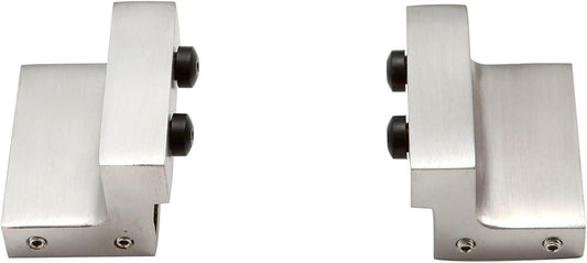 Miseno MBDH0695SN/HBD5960SN Standard Barn Door Flat Rail Stop, Satin Nickel