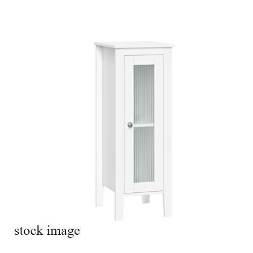 RiverRidge 06-162 Prescott Single Door Floor Cabinet, White