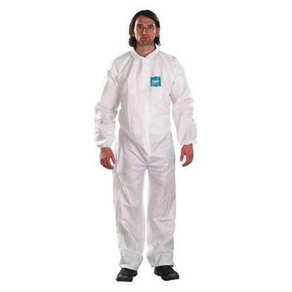 Ansell WH18-B-92-103-04 Collared Coveralls, Polyethylene Laminate, PK 25