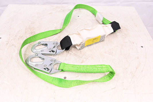 HONEYWELL MILLER Shock-Absorbing Lanyard: 400 lb Capacity-20A502