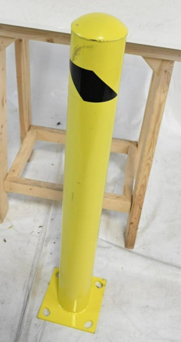 Bollard 1GUD6, 4 1/2" Outside Dia., 42 in Finished Ht, 42 in Overall Ht, Yellow