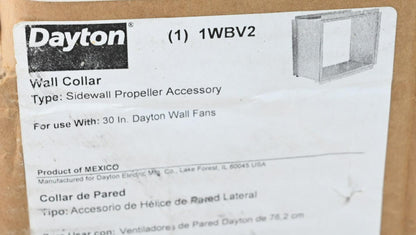 Dayton 1WBV2 Wall Collar, Steel