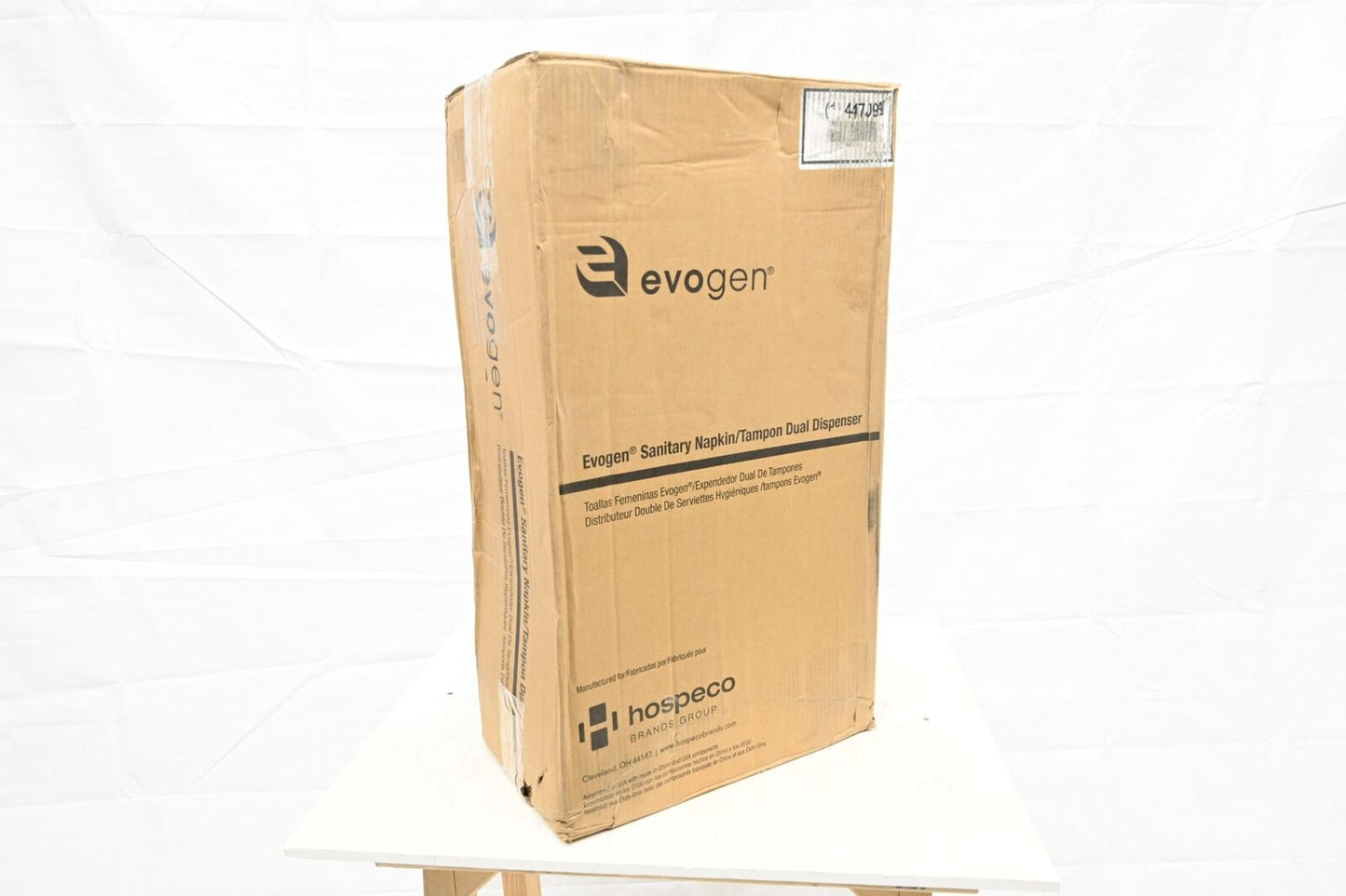 Evogen EV1SS-FREE Sanitary Napkin/Tampon Dispenser, Stainless Steel