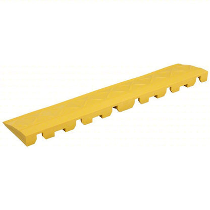 Safe-Flex A3-Y Ramp Edge, 18 in Length x 4 in Width, Yellow, PK 10