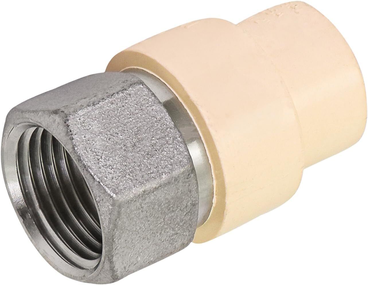 Everflow SSCPF114-NL 1-1/4" CPVC x Female Stainless Steel Adapter (Lead Free)