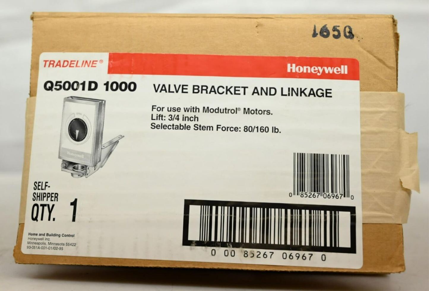 Honeywell Q5001D1000 Valve Linkage for Modutrol IV Motor 3/4" stroke, 80/160 lb