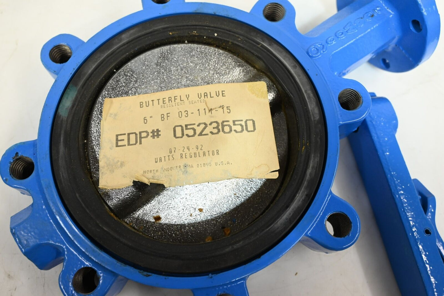 Watts Butterfly Valve 6" BF 03-111-15 EDP# 0523650