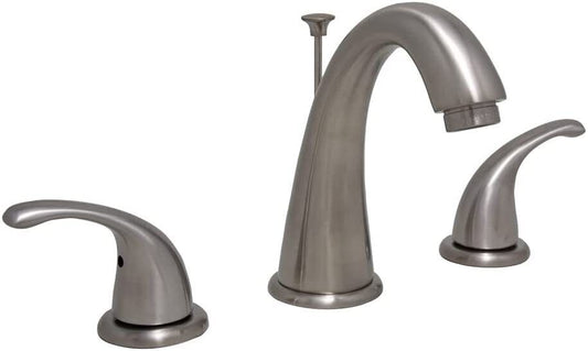 PROFLO PFWSC6860BN 1.2 GPM Two Handle Widespread Lavatory Faucet, Brushed Nickel